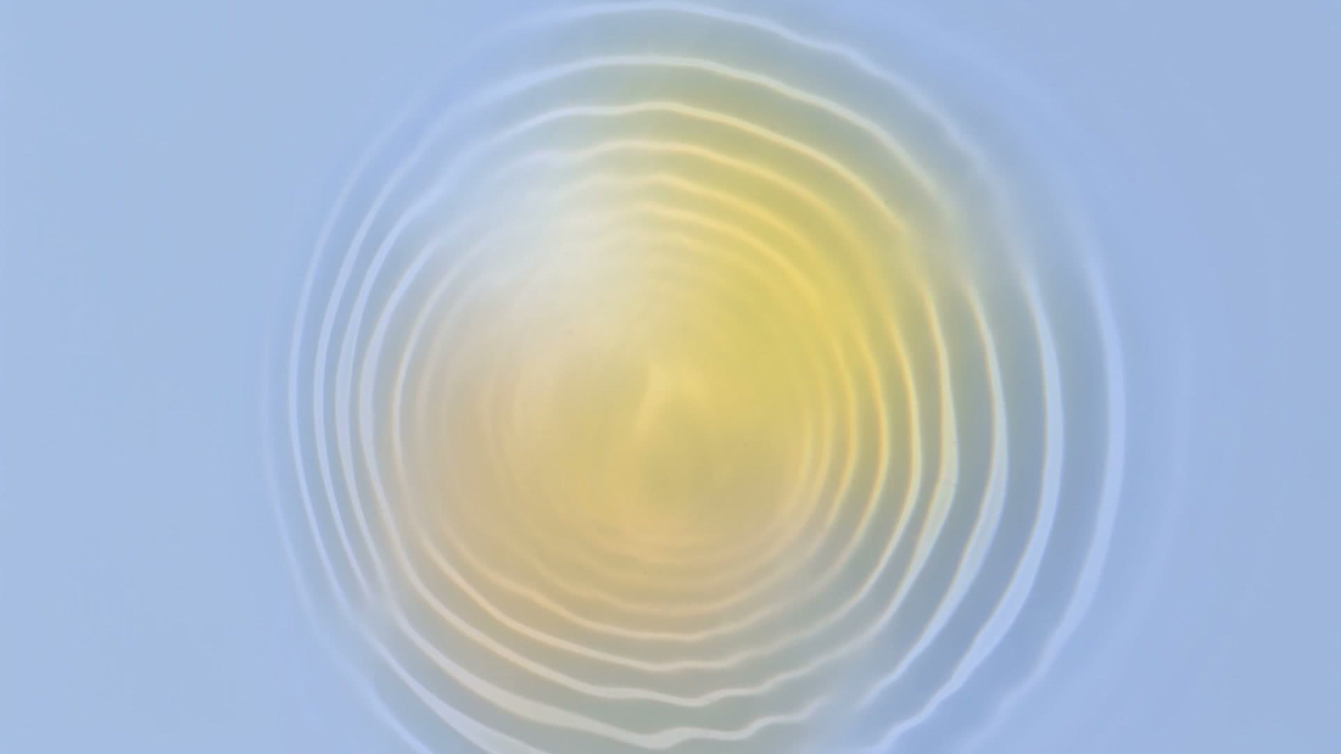 Glossy blue and yellow Clo formula texture